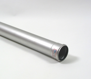 BLÜCHER, EuroPipe, Rör, 1muff, röd i gruppen Rör & rördelar / Rostfria rör / Rostfria Avloppsrör hos Din VVS-Butik (1550165)