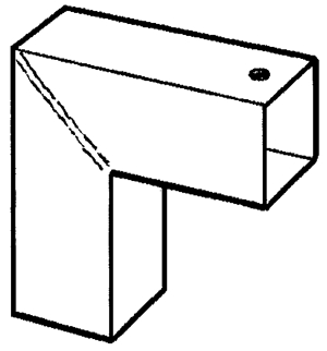 Ahlsell, Vinkelstycke, 90, 40x40x2mm i gruppen Rr & rrdelar / Rrdelar & kopplingar / Fstdetaljer hos Din VVS-Butik (3820520)