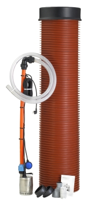 Pumpbrunn, med grundfoss pump kp250, 450 mm, 2000 mm, 200 w i gruppen Avlopp / Infiltration & Markbddar / Tillbehr hos Din VVS-Butik (5619126)