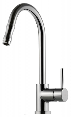 Tapwell EVO185 Kksblandare Med Utdragbar Pip - Krom i gruppen Sanitet / Blandare / Kksblandare hos Din VVS-Butik (8308902)