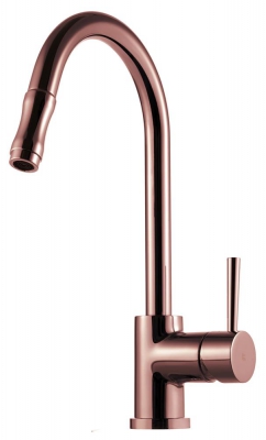 Tapwell EVO185 Kksblandare Med Utdragbar Pip - Rose Gold i gruppen Sanitet / Blandare / Kksblandare hos Din VVS-Butik (9418658)