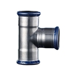 Mapress, T-rör, 18, rostfri