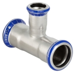 Mapress, T-rör, 88,9x54, rostfri