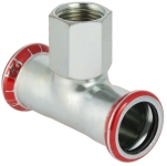 Mapress , T-rör, invändig gänga, 42xG20, Elförzinkat