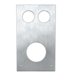 Avloppsfixtur, med 51mm hål avloppsanslutning, c/c40