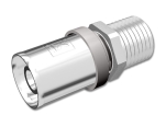 PressPex, Rak koppling, utvändig gänga, AX16xR15, avz-mässing