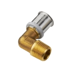 Roth, Övergångsvinkel, muff x utvändig gänga, mässing, 26x3,0mm x G25 x 90°