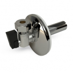 CU10, Anslutningskoppling, med vinkelavstängning, G15xCU10, förkromad