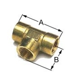 Metall, T-rör, invändig gänga, G25