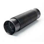 Flexböj 110mm Svart