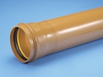 Markavloppsrör, 1muff, 315mm, SN8, L=3m