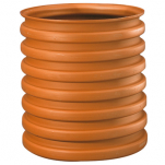 400 mm korrigerat ståndarör utan muff, 2 meter