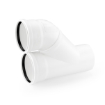 Raupiano, Parallellgrenrör, 110mm, PP