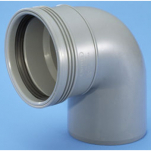 Wafix PP böj med muff 32x88,5