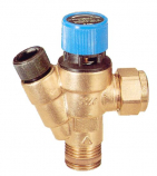 Somatherm Säkerhetsventil med avtappning SYR 2117.31 (9 bar)