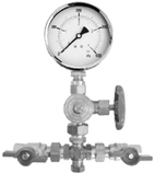 Beulco, Differenstryckmätarsats, invändig gänga 2-punktsmätning, G10, mässing, stål