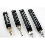 Termometer, dykrör 63mm, rak lång, stål