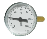 RX-1202, Instickstermometer, dykrör 200mm, hus Ø66mm, 0°C till +120°C