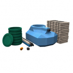 Slamavskiljarpaket FANN för BDT-Vatten med IN-DRÄN 5 infiltration 5 - 2G