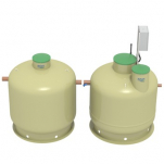 Minireningsverk BAGA med bioTank för 3-4 hushåll