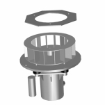 CTC FLÄKT RÖKGAS MED PACKNING