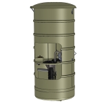 LPS 2000D, Pumpstation, dubbel, med manhål, 1200mm, 2,6m