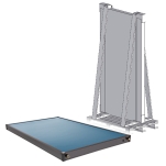 Plan K423DH, Solfångare, 1 st solfångare emballerad, 1p, 2.3m²