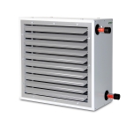 Eveco, AH2540.11, Fläktluftvärmare, ljusgrå RAL7035, BxHxD 600x600x400