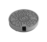 2431T, Lock, med lås och slit-/dämpring, 300-315, segjärn