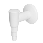 Faluplast, Falu 70770 , Tvättmaskinslås, med backventil, vit