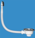 Jafo, !, Korgventil, med bräddavlopp, manuell, grå