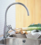 9000, Disklådsblandare, hög pip , D=22, förkromad