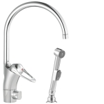 FMM, 9000E, Disklådsblandare, C-pip, diskmaskinsavstängning, förkromad