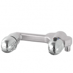 9000, Termostatkabinblandare, 60 c/c, förkromade rattar