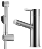 Mora Rexx, Tvättställsblandare, med handdusch , förkromad