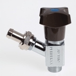 Tappventil, kort modell, G15, mattförkromad