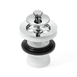 Trio, Plugglyftventil, G32, underdel av vit plast, förkromad