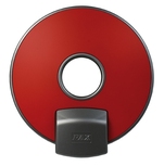 Pax, designkåpa 700, Kåpa, rund, grå/röd