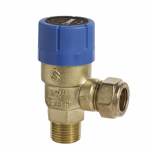 ESBE Säkerhetsventil VSB100 (utvändig gänga och klämringskoppling)